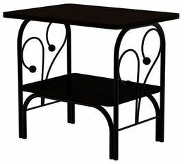 Тумба прикроватная МК-7    Черный / Венге | Интернет магазин мебели и декора LifeDekor