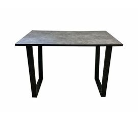 Стол Саен 8, Черный/Бетон | Интернет магазин мебели и декора LifeDekor