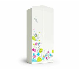 Шкаф "Цветы", Белый | Интернет магазин мебели и декора LifeDekor