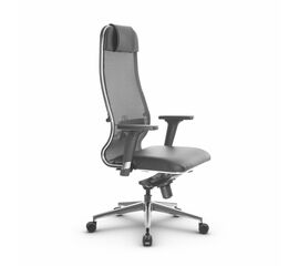 Metta L 1m 36/2D_17839_Сетка X2 - Черный_Кожа перфорированная NewLeather - Черный | Интернет магазин мебели и декора LifeDekor