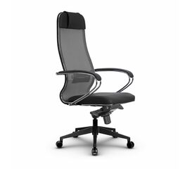 Metta L 1m 36/K_17840_Сетка X2 - Светло-серый_Кожа перфорированная NewLeather - Серый | Интернет магазин мебели и декора LifeDekor