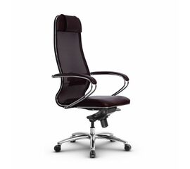 Metta L 1m 36/K_17838_Сетка X2 - Темно-бордовый_Кожа перфорированная NewLeather - Темно-бордовый | Интернет магазин мебели и декора LifeDekor