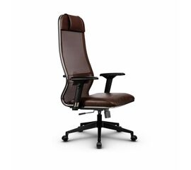 Metta L 1m 36/4D_17832_Сетка X2 - Коричневый_Кожа перфорированная NewLeather - Темно-коричневый | Интернет магазин мебели и декора LifeDekor