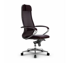 Metta L 1m 36/K_17841_Сетка X2 - Темно-бордовый_Кожа перфорированная NewLeather - Темно-бордовый | Интернет магазин мебели и декора LifeDekor