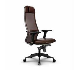 Metta L 1m 36/4D_17840_Сетка X2 - Коричневый_Кожа перфорированная NewLeather - Темно-коричневый | Интернет магазин мебели и декора LifeDekor