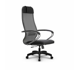 Metta L 1m 36/K_17831_Сетка X2 - Светло-серый_Кожа перфорированная NewLeather - Серый | Интернет магазин мебели и декора LifeDekor