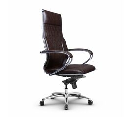 Metta L 1c 44B/K_17838_Кожа перфорированная NewLeather - Темно-коричневый_Кожа перфорированная NewLeather - Темно-коричневый | Интернет магазин мебели и декора LifeDekor