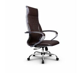 Metta L 1c 44B/K_17833_Кожа перфорированная NewLeather - Темно-коричневый_Кожа перфорированная NewLeather - Темно-коричневый | Интернет магазин мебели и декора LifeDekor