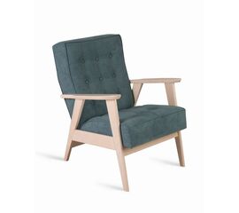 Кресло РЕТРО (беленый дуб / RS 29 - бирюзовый) | Интернет магазин мебели и декора LifeDekor