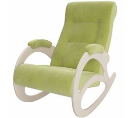 Кресло-качалка Орион 4 (Дуб шампань / Без лозы / ткань Verona Apple Green) | Интернет магазин мебели и декора LifeDekor