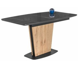 Стол Теон графит / дуб антор натуральный | Интернет магазин мебели и декора LifeDekor