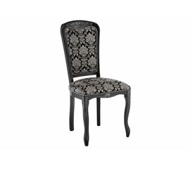 Стул деревянный Клето патина серебро / черный | Интернет магазин мебели и декора LifeDekor