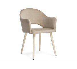 Стул Апри микровелюр 05 / бежевый глянец | Интернет магазин мебели и декора LifeDekor