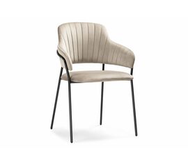 Стул Инклес серый / черный глянец | Интернет магазин мебели и декора LifeDekor