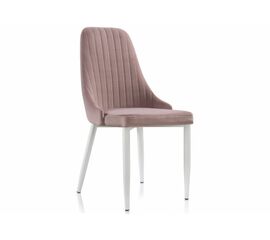 Стул Kora white / light purple | Интернет магазин мебели и декора LifeDekor