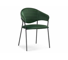 Стул Рансол темно-зеленый / черный глянец | Интернет магазин мебели и декора LifeDekor