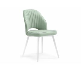 Стул Стул на металлокаркасе Брейния velutto 14 / белый | Интернет магазин мебели и декора LifeDekor