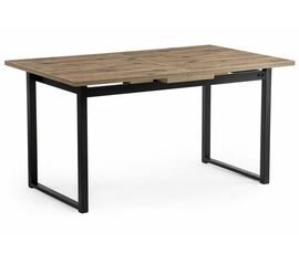 Стол деревянный Макта 140 дуб велингтон / черный матовый | Интернет магазин мебели и декора LifeDekor