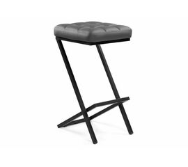 Барный стул Амаури темно-серый / черный матовый | Интернет магазин мебели и декора LifeDekor