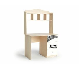 Стол письменный "Машина", Шимо светлый/Белый | Интернет магазин мебели и декора LifeDekor