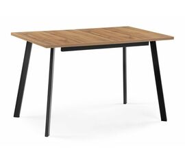 Стол деревянный Колон Лофт 120 25 мм дуб вотан / черный матовый | Интернет магазин мебели и декора LifeDekor