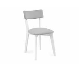 Стул деревянный Гилмар серый велюр / белый | Интернет магазин мебели и декора LifeDekor