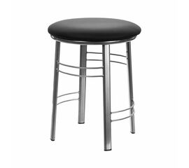 Табурет для кухни Shado 03 №5 Хром 3022, Цвет обивки: серый, Цвет каркаса: серый | Интернет магазин мебели и декора LifeDekor