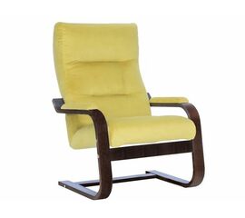 Кресло Оскар (Орех текстура/ткань V 28) | Интернет магазин мебели и декора LifeDekor