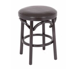 Табурет Венский мягкий (венге, экокожа коричневая) | Интернет магазин мебели и декора LifeDekor