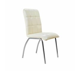 Кухонный стул SHADO София №5 Хром 3028, Цвет обивки: бежевый, Цвет каркаса: хром | Интернет магазин мебели и декора LifeDekor