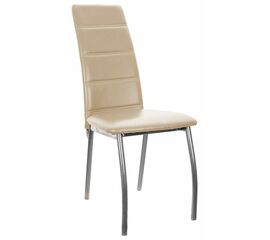Кухонный стул SHADO Зевс хром бежевый, Цвет обивки: Ваниль, Цвет каркаса: хром | Интернет магазин мебели и декора LifeDekor