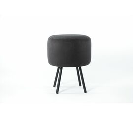 Пуф SHADO НЛО №10 обивка велюр черный, Цвет обивки: Черный, Цвет каркаса: черный | Интернет магазин мебели и декора LifeDekor