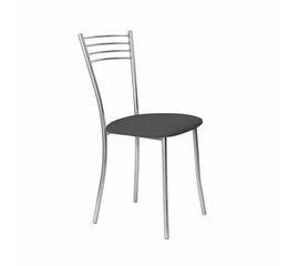 Стул для кухни SHADO Хлоя №5 Хром 3022, Цвет обивки: серый, Цвет каркаса: хром | Интернет магазин мебели и декора LifeDekor