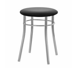 Кухонный табурет Shado Хокер №5 Хром 3022, Цвет обивки: серый, Цвет каркаса: серый | Интернет магазин мебели и декора LifeDekor