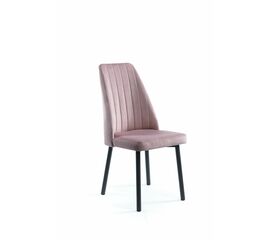 Кухонный стул SHADO Мокка Стандарт № 10 ткань кабрио № 18, Цвет обивки: Розовый, Цвет каркаса: черный | Интернет магазин мебели и декора LifeDekor