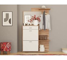 Прихожая «Вито», Дуб сонома/белый | Интернет магазин мебели и декора LifeDekor