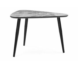 Стол стеклянный Рамси мрамор серый | Интернет магазин мебели и декора LifeDekor