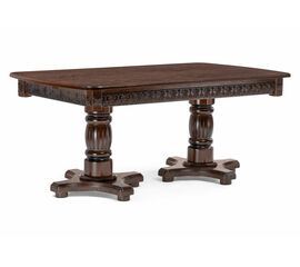 Стол деревянный Морнит 180(240)х100 орех темный / орех | Интернет магазин мебели и декора LifeDekor