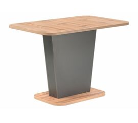 Стол деревянный Лурвин дуб вотан / графит | Интернет магазин мебели и декора LifeDekor