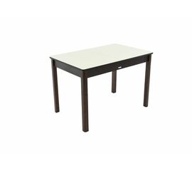 Стол Гамбург 1, Дуб Венге/Стекло молочное | Интернет магазин мебели и декора LifeDekor