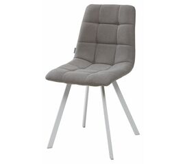 Стул CHILLI SQUARE UF860-08B серый, ткань / белый каркас М-City | Интернет магазин мебели и декора LifeDekor
