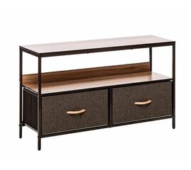 Комод Локи 2 ящика (каркас Коричневый/Бежевый/Светло-коричневый, Темно-коричневый) | Интернет магазин мебели и декора LifeDekor