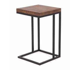 Стол кофейный Энди Loft (Дуб/каркас чёрный) | Интернет магазин мебели и декора LifeDekor