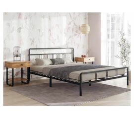 Кровать Рейк 160х200 черная | Интернет магазин мебели и декора LifeDekor