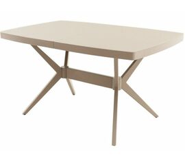 Стол «Оскар» 2м GLASS 140x90, стекло капучино | Интернет магазин мебели и декора LifeDekor