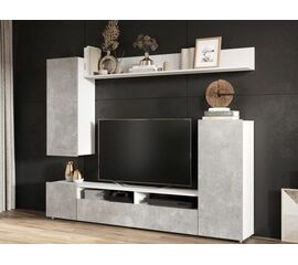 Стенка «Нео», Белый/Ателье светлый | Интернет магазин мебели и декора LifeDekor