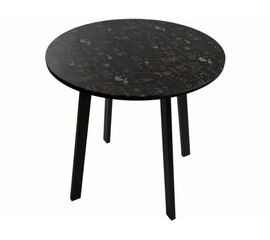 Стол М99 «Филд» ДП1-01-08 D800 со стеклом «Кофе хаус»/«Черный», черный матовый | Интернет магазин мебели и декора LifeDekor