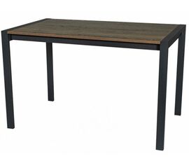 Стол М91 «Кастел» ДП1-01-02 1200(1600)*700 ЛДСП «Галифакс»/«Графит» | Интернет магазин мебели и декора LifeDekor