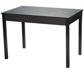 Стол М81 ДП1-03-03 1100(1400)*680 «Бристоль» Стекло Мателюкс с/в «Темно-серое», Н/с Графит | Интернет магазин мебели и декора LifeDekor