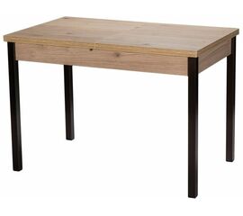 Стол М65 «Денвер» ДП1-01-06 1100(1400)*680 ЛДСП «Дуб Эврика», квадратные Арабискат | Интернет магазин мебели и декора LifeDekor